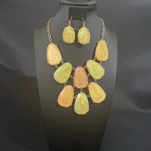 Fashion Jewelry Necklace and Earring Set